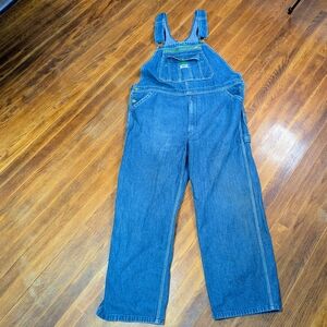 Liberty Classic Blue Overalls Men's Size 40 Carpenter Farm Style